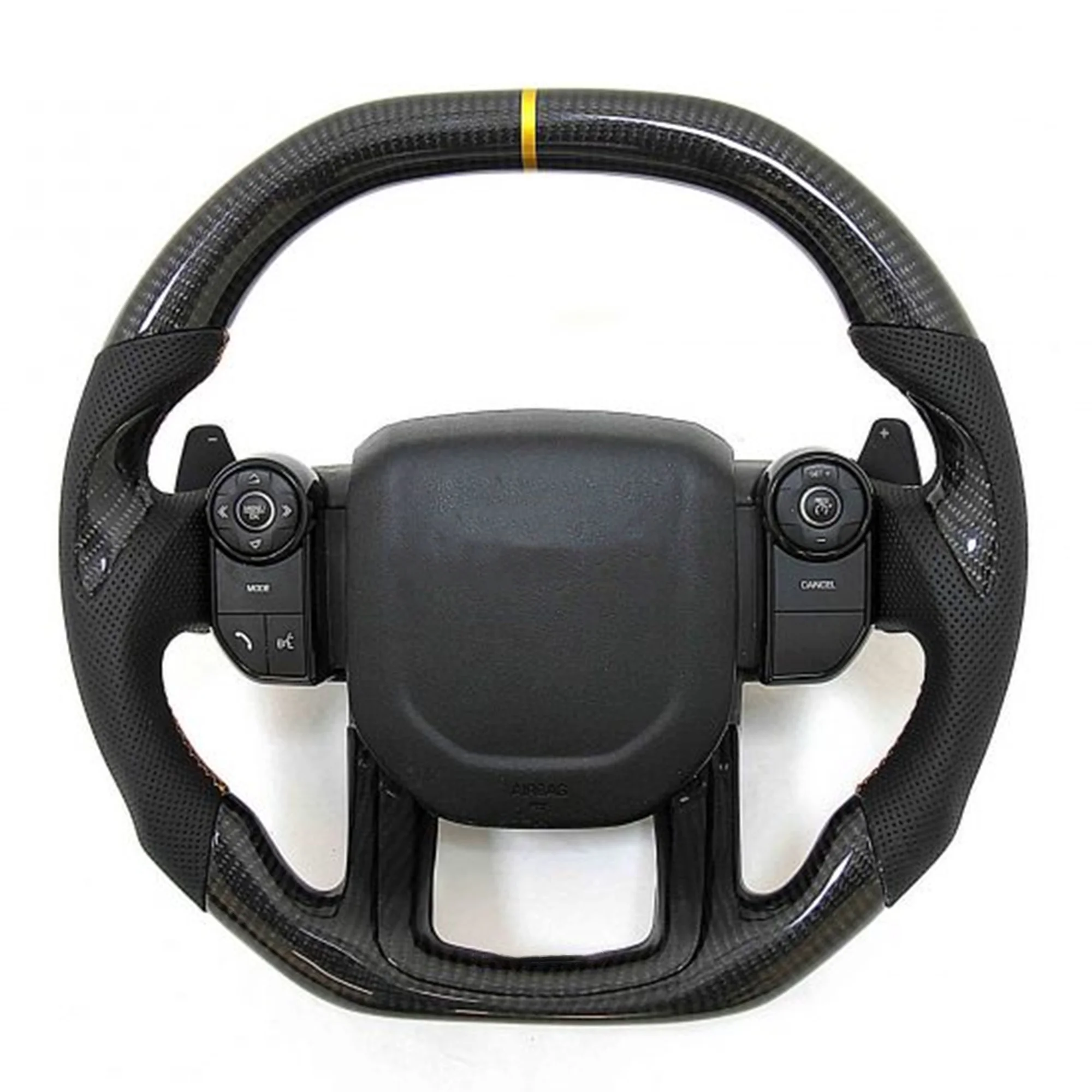 Ever-Carbon Racing(ECR) Hotsell Factory Price Car Steering Wheel For Range Rover Sport Carbon Fiber Steering Wheel