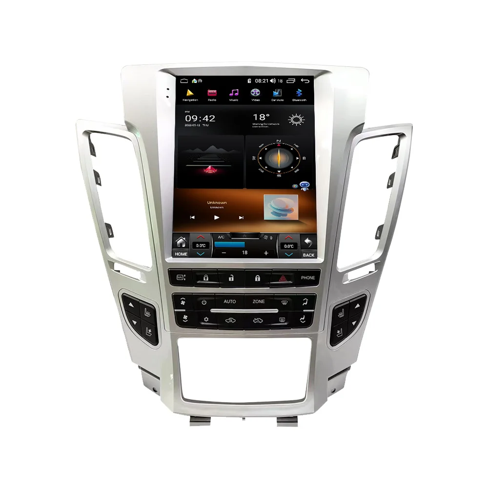 Autoradio Android 13.0 pour Cadgrad CTS 2007-2014, Navigation GPS, Stéréo, Limitation, Vidéo, DSP, Carplay, 4G