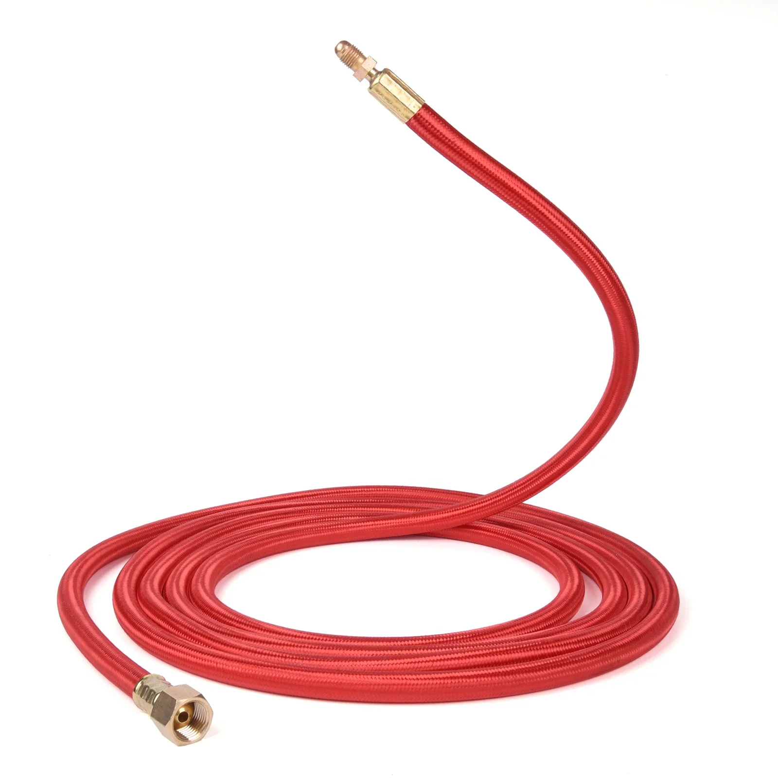 3.8/7.6m WP9 WP17 Series TIG Welding Torch Gas-Electric Integrated Red Soft Hose Cable Wires M16*1.5mm Connector