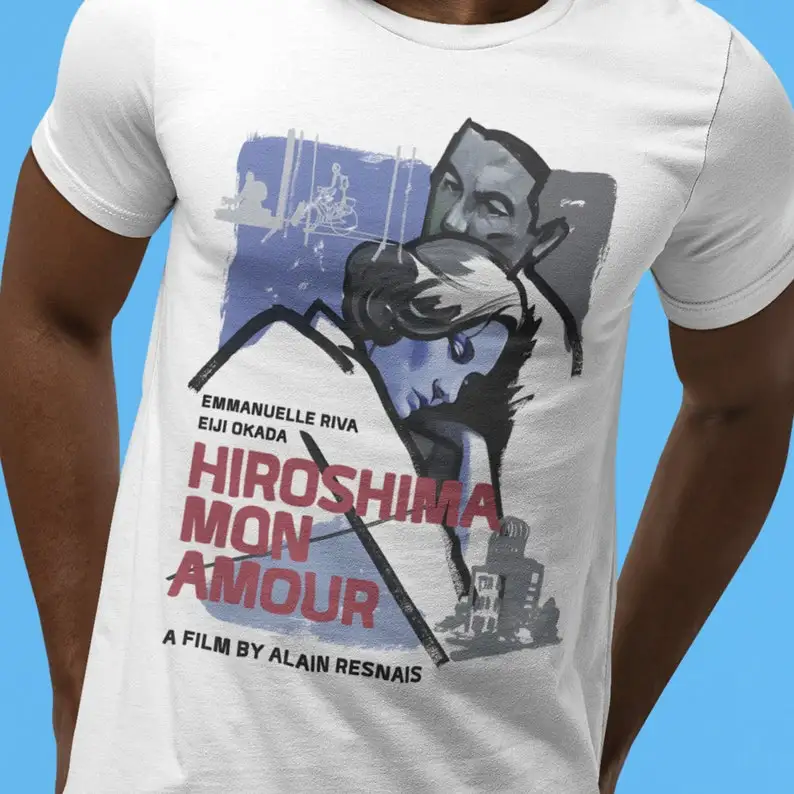 Hiroshima Mon Amour Shirt, French New Wave Cinema T Shirt, 60s French Film Comfort Colors Garment-Dyed T-shirt