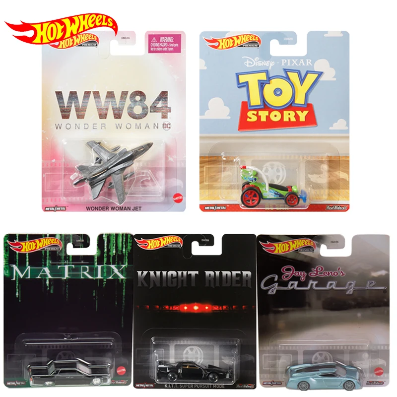 Ruote calde originali Premium Car Retro Entertainment Diecast 1:64 Voiture KITT Super Pursuit Mode Toy Story Boy Toys for Children