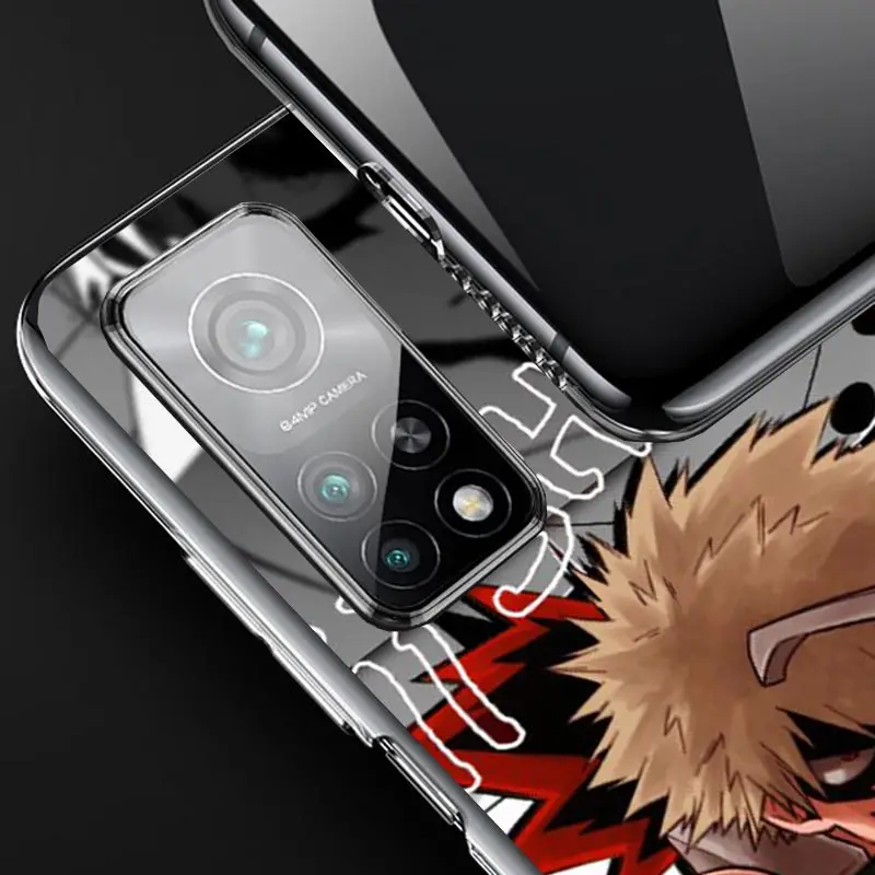 My Hero Bakugou Katsuki Case Phone Cover for Xiaomi Redmi Note 13 12S 12 11S 11 11T 11E 10S 10 Pro Plus 9S 9 8T 8 5G Trend Funda