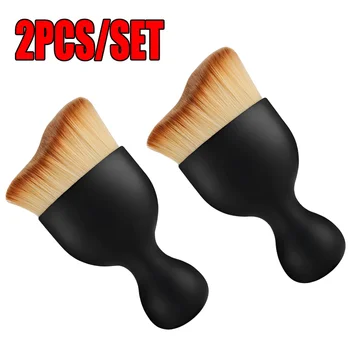 Cepillo de limpieza Ultra suave para salpicadero de coche, 2 piezas, salida de aire, herramientas de mantenimiento de limpieza, plumero para oficina y hogar