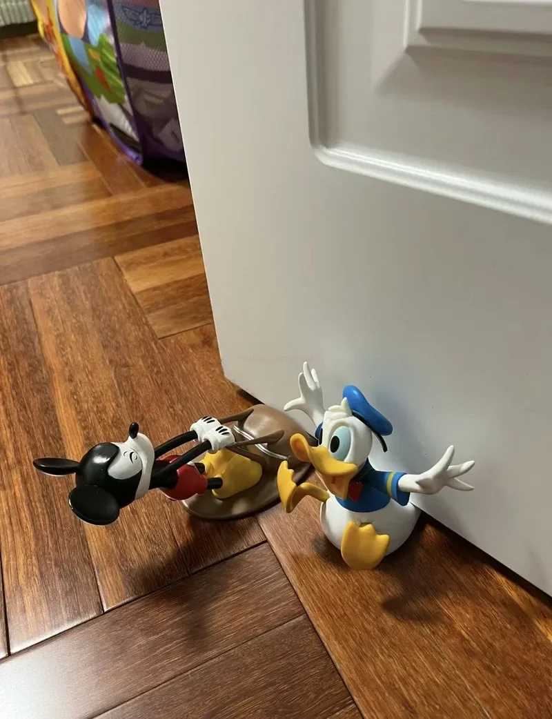 Anime Disney Mickey Donald Duck Door Stoppers Cartoon Woody Creative Windproof Home Office Anti-Collision Doorstop Blockers Toys