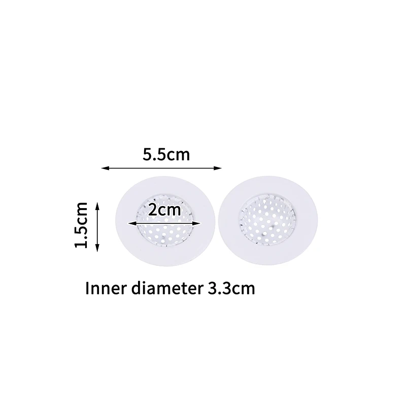 

Stainless Steel Sink Filter Mesh Shower Floor Drain Hair Catcher Stopper Food Slag Drainer For Kitchen Bathroom Accessories