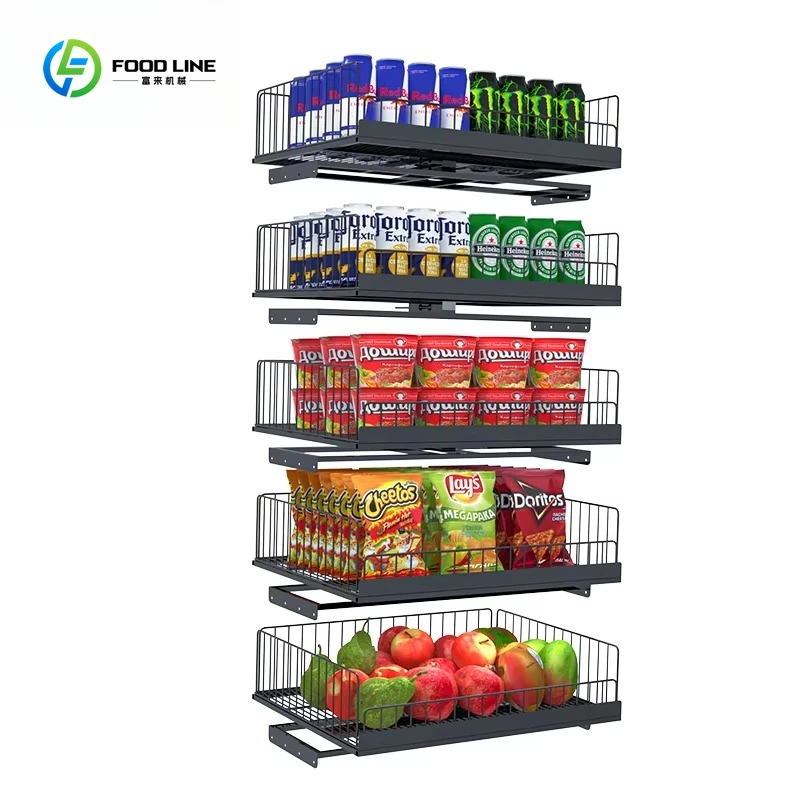 Smart Vending Hot Sale Smart Fridge Market Retail Fruits Fresh Products Vegetable Drinks Smart Fridge Vending Machine