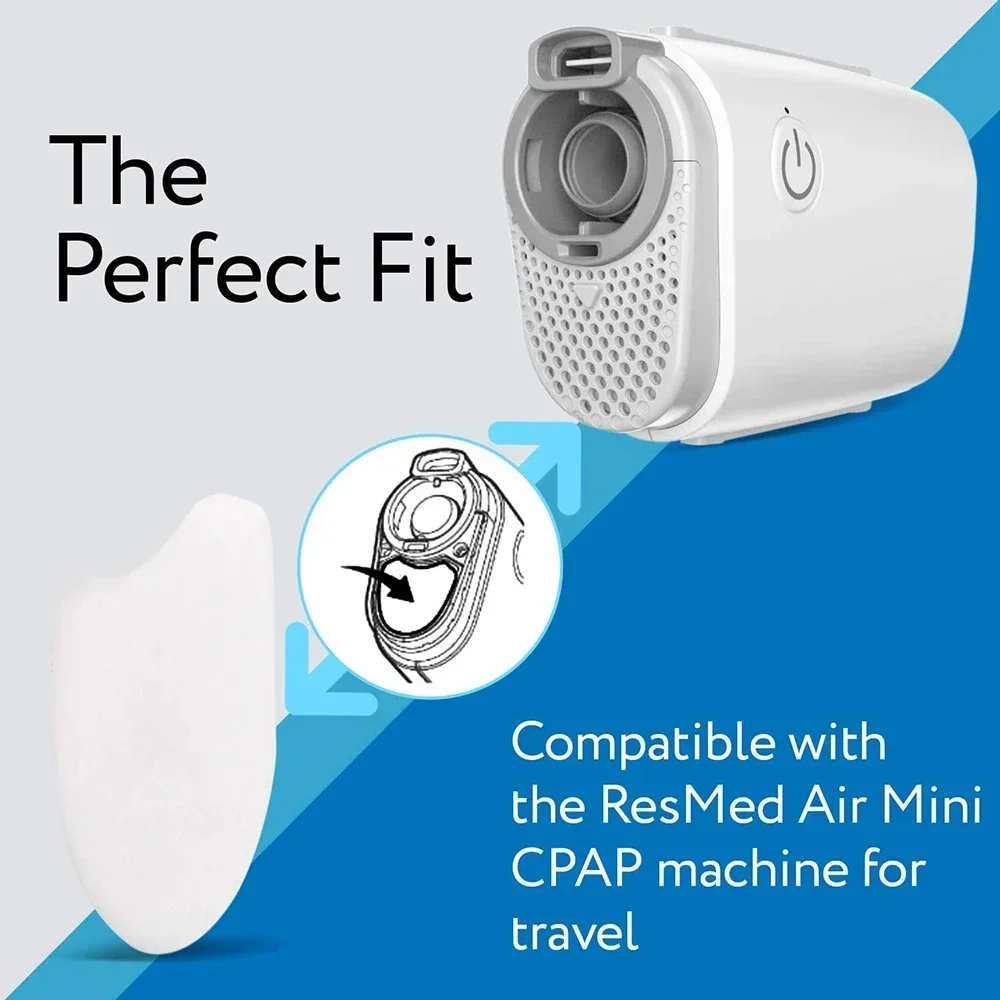 Replacement CPAP Filter Compatible  Air Mini Devices Respirator Premium Hypoallergenic CPAP ResMed AirMini Filter