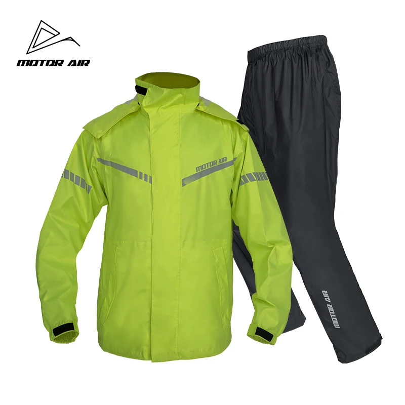 Новинка 2025 года, обновленная версия, одежда для верховой езды, дождливый костюм, зеленый плащ для мотоциклиста, сплит-тип, 2 шт./компл., дышащий, глубоко непромокаемый Новинка 2025 года, обновленная версия, одежда для верховой езды, дождливый костюм, зеленый плащ для мотоциклиста, сплит-тип, 2 шт./компл., дышащий, глубоко непромокаемый