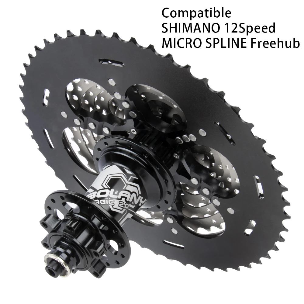 SUNSHINE MTB Bicycle k7 12v Cassette HG/XD/MS 12 Speed Mountain Bicycle Ultra Light Freewheel Sprocket System For Shimano/SRAM