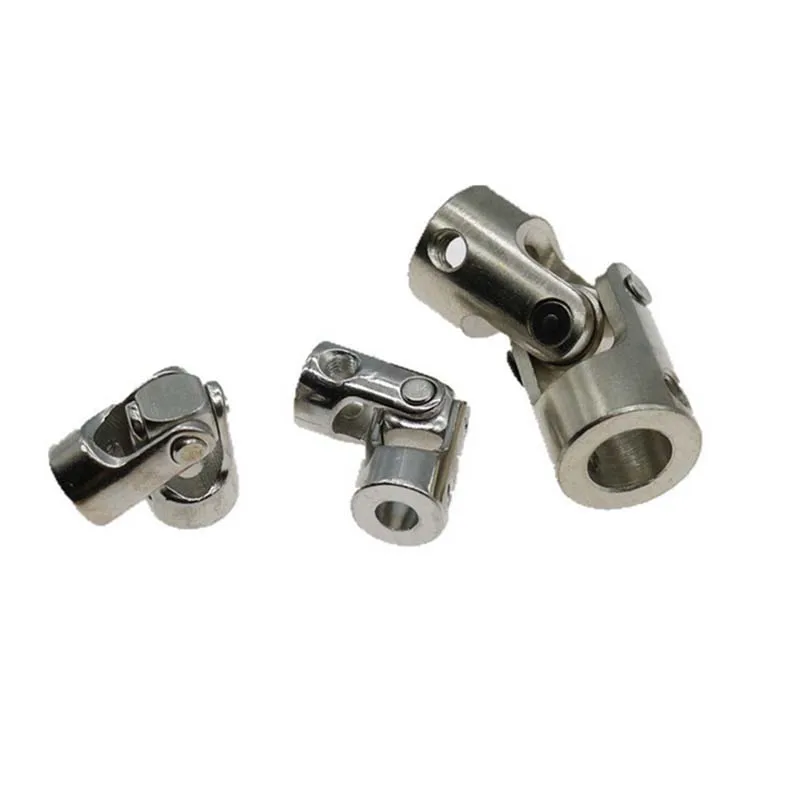 1pc Motor shaft universal joint coupling metal universal joint connector2mm/2.3mm/3mm/3.17mm/4mm/5mm/6mm/8mm/10mm/12mm