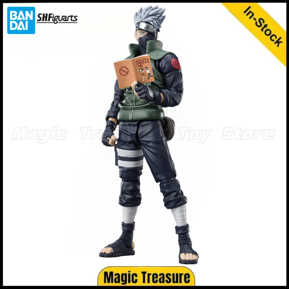 

【In Stock】Original BANDAI SPIRITS S.H.Figuarts NARUTO Shippuden Hatake Kakashi Action Figure Toys Ornaments Gifts