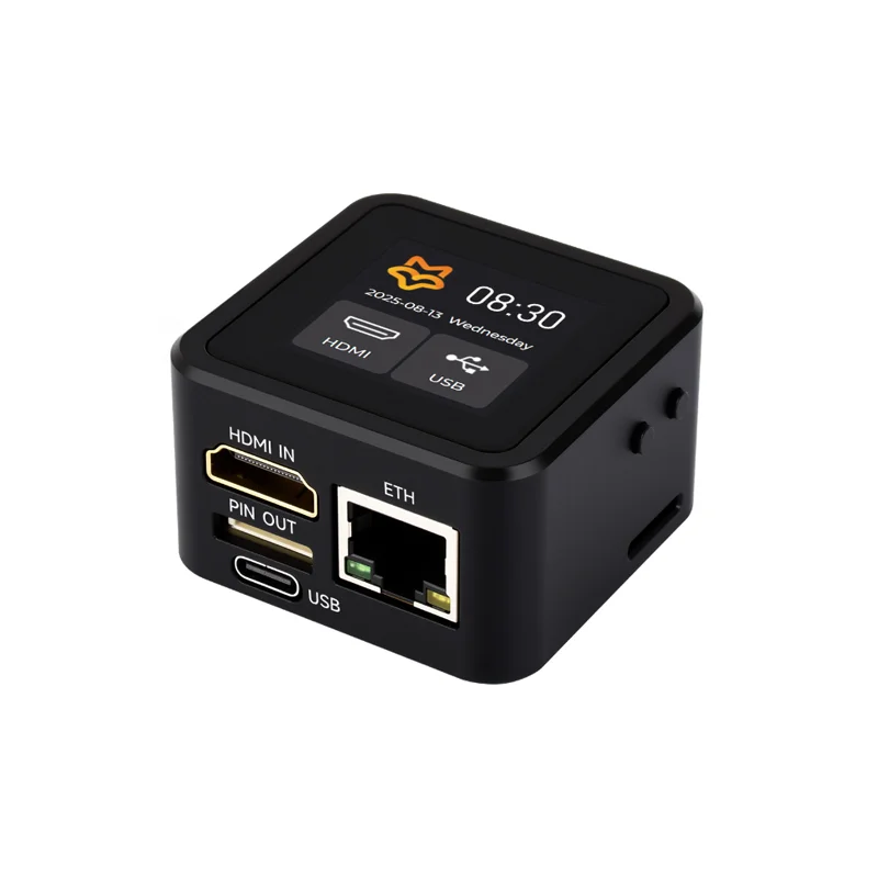 Luckfox PicoKVM IP KVM NanoKVM RV1106 Pico Пульт дистанционного управления/Power/Настольный сервер обслуживания HDMI USB/S,54-дюймовый сенсорный ЖК-дисплей