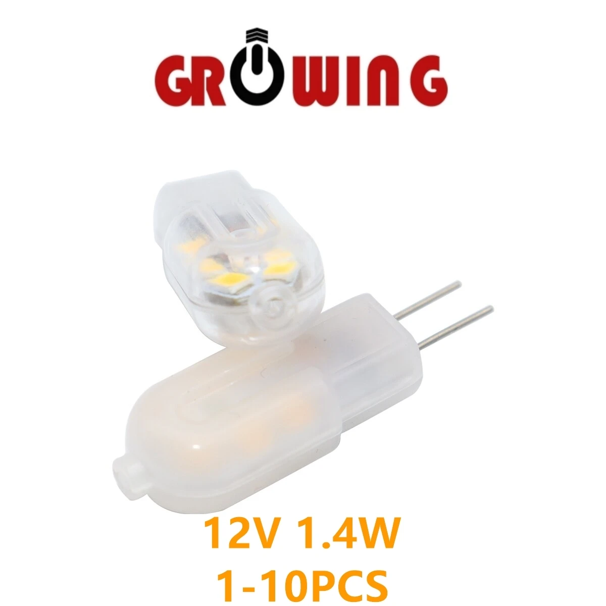 

1-10PCS LED Mini Bulb G4 AC/DC 12V 1.4W High Bright 3000k/4000k/6000k Suitable for Crystal Lamp Living Room and Office Lighting