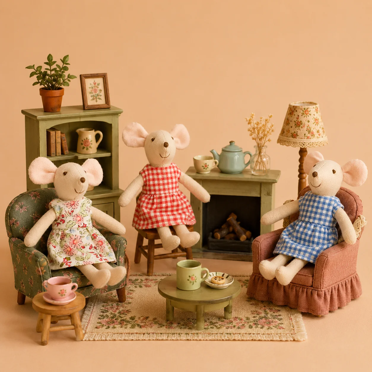 1PCS Cute Soft Plush Mouse And Pig Doll Stuffed Animal Toy for Kids Ideal for Holiday And Birthday Gifts Room Decoration