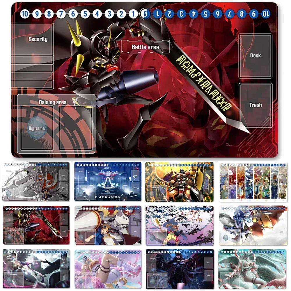 

Board Game Digimon Playmat Size 60X35 cm Play Mats Compatible for DTCG -3150361