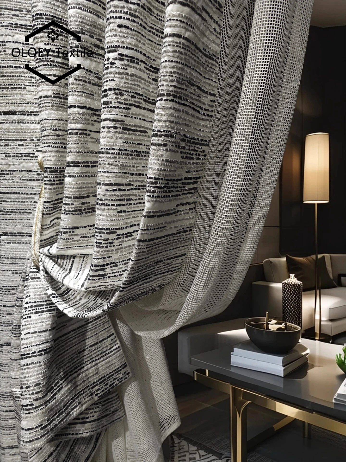

French High End Embroidered Curtains Luxury 2025 European Villa Living Room Bedroom Drapes Elegant Blackout Window Treatments