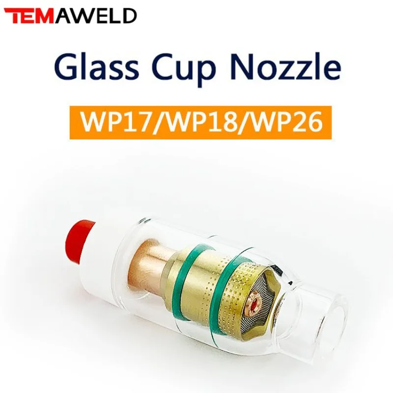 TIG Welding TIG Gas Lens  Glass Cup Nozzle fit for WP26 17 18 Torch