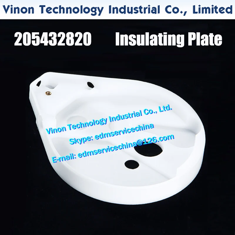 205432820 EDM Insulating Plate for Robofil series machines. Lower Head Bottom Base 205.432.820, 543282