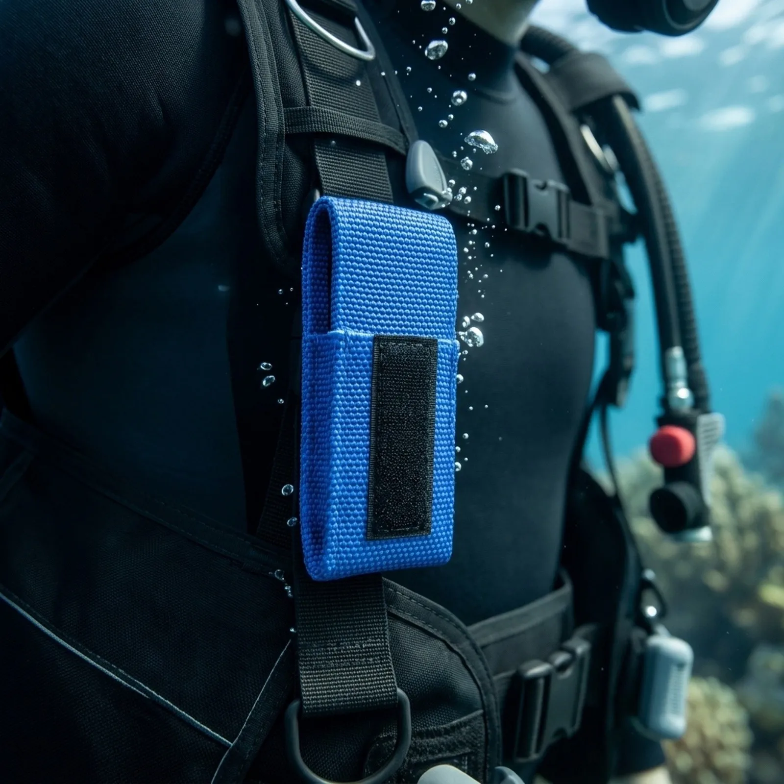 Scuba Diving Cutter Cover Swimming Special Knifes Bag Underwater Cutting 12x8cm Cutter Storage High Strength Nylon