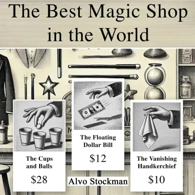 

The Best Magic Shop in the World by Alvo Stockman - Magic tricks (Instant Download)
