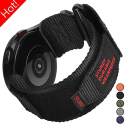 Нейлоновый ремешок 20 мм 22 мм для Samsung Galaxy Watch 7/6/5/4 40 44 мм 6Classic 47 мм Спортивный браслет-петля для Huawei Watch GT3 4Pro Band