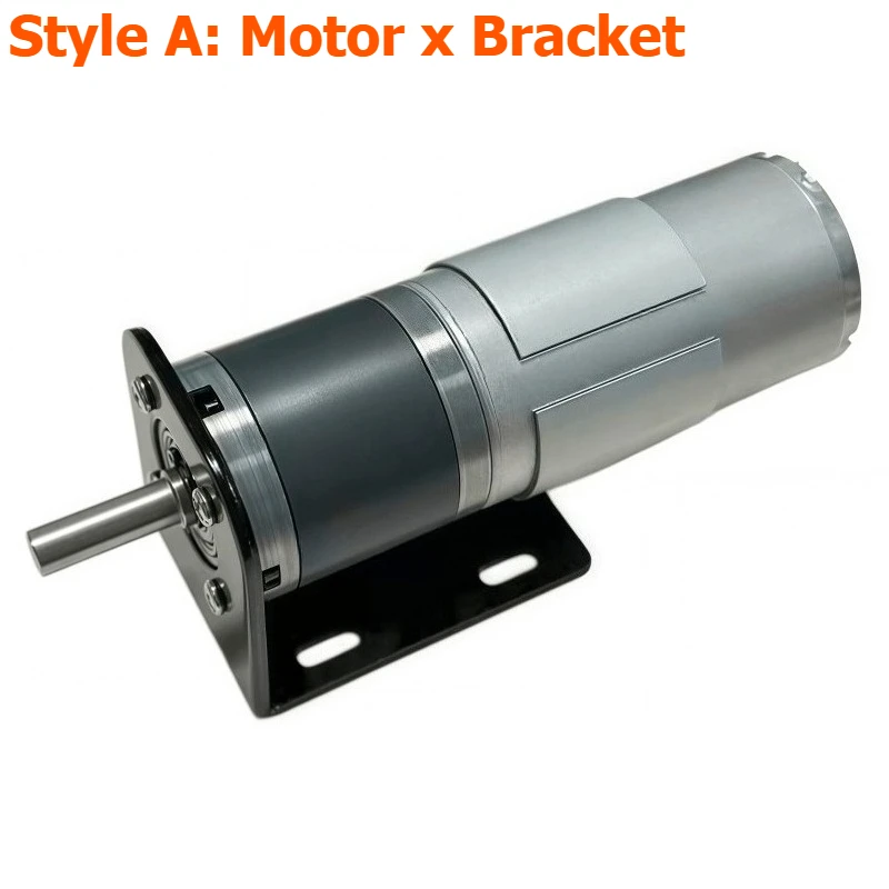 Planetary DC speed reduction motor 42GM-795, 24V reversible motor with speed controller