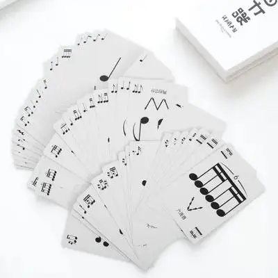 

1 коробка, образовательные карточки, ритмические карточки для практики, музыкальная теория, обучающая игра, реквизит для обучения музыке, прочные бумажные карточки для заметок