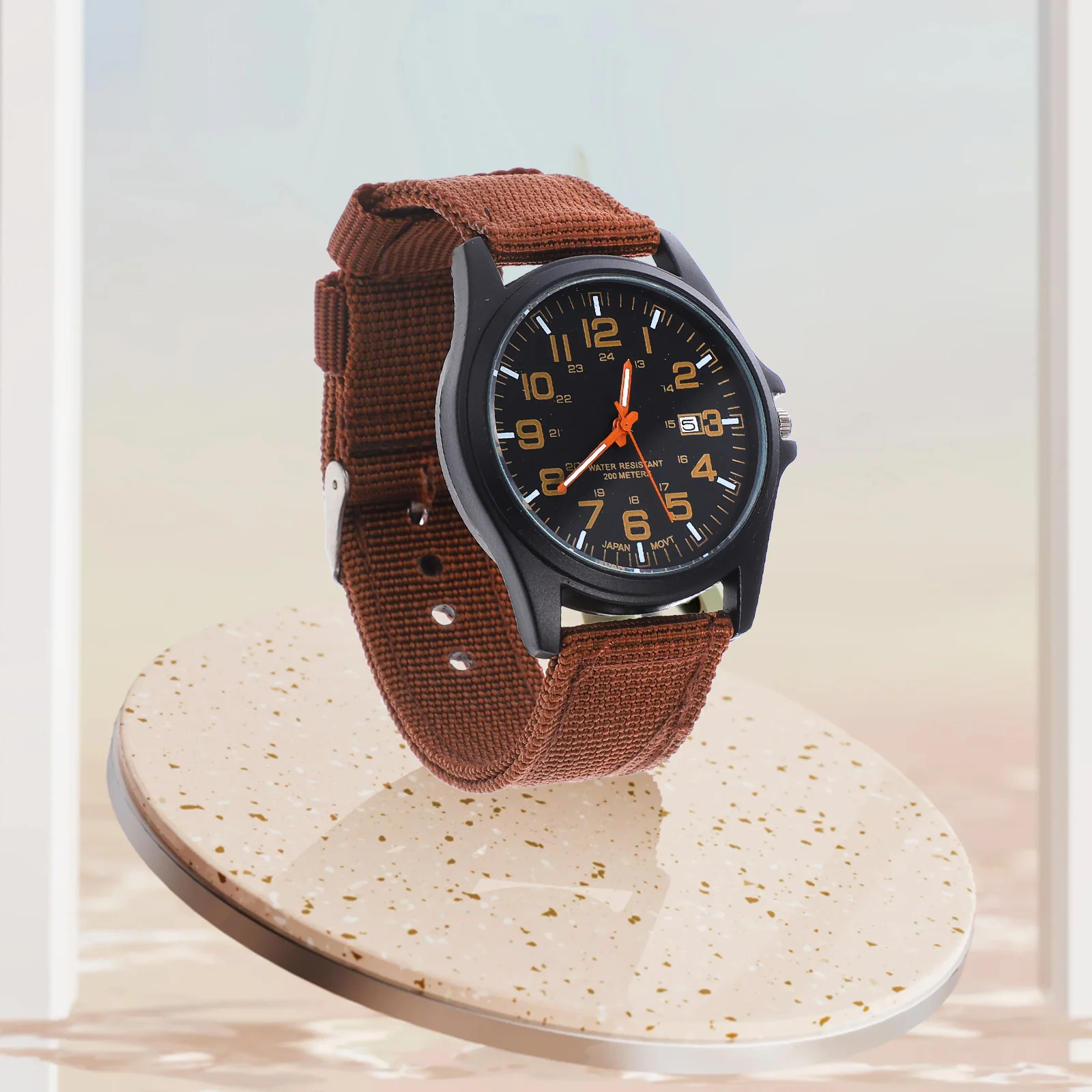 

Fashion Watch Military Nylon Belt Watches for Men Mens Wristwatches Male Exercise