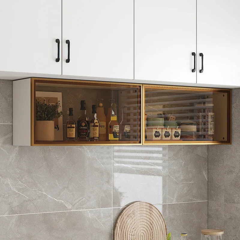 

kitchen hanging cabinet, seasoning storage cabinet under the wall cabinet