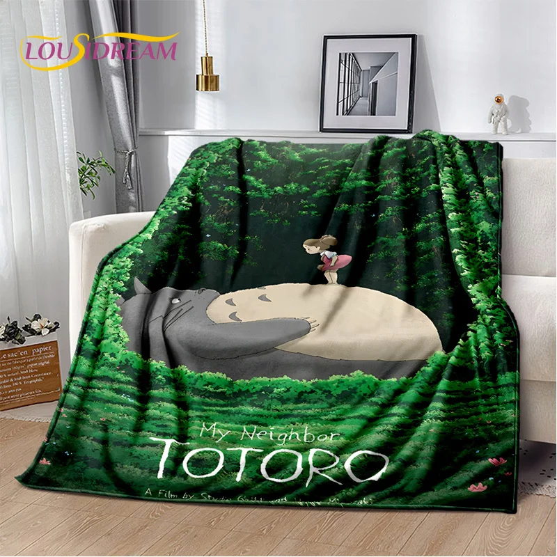 

3D Japan Anime T0T0R0 Cartoon Soft Blanket,Soft Throw Blanket for Home Bedroom Bed Sofa Picnic Travel Cover Child Gift