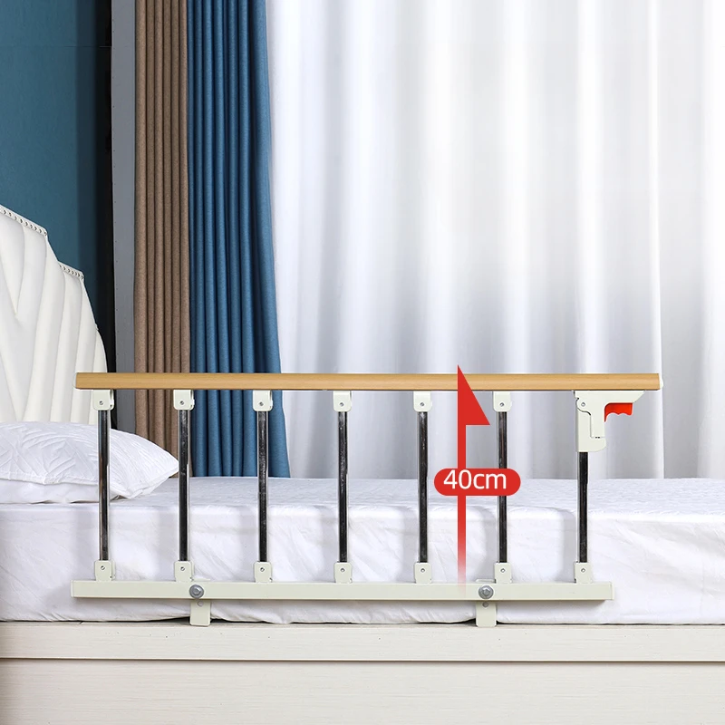 Trilho de cama ajustável para idosos, suporte de trilho de assistência de cama, trilhos laterais com alça antiderrapante, produtos para idosos