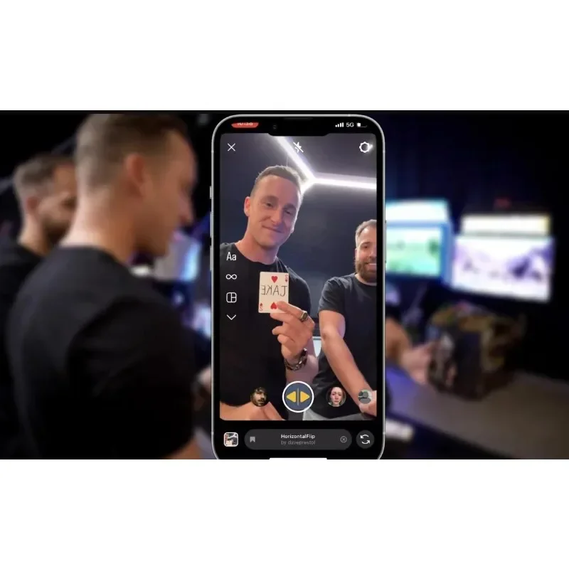 5Pcs Inverto โดย Liam Levanon, เทคนิคมายากลบนท้องถนน, การ์ดมายากล, ภาพลวงตา, อุปกรณ์มายากลระยะใกล้สำหรับนักแสดงที่สนุกสนาน