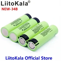 LiitoKala 100% Original 18650 battery NCR18650B 3.7v 3400mah 18650 rechargeable lithium battery for flashlight batteries