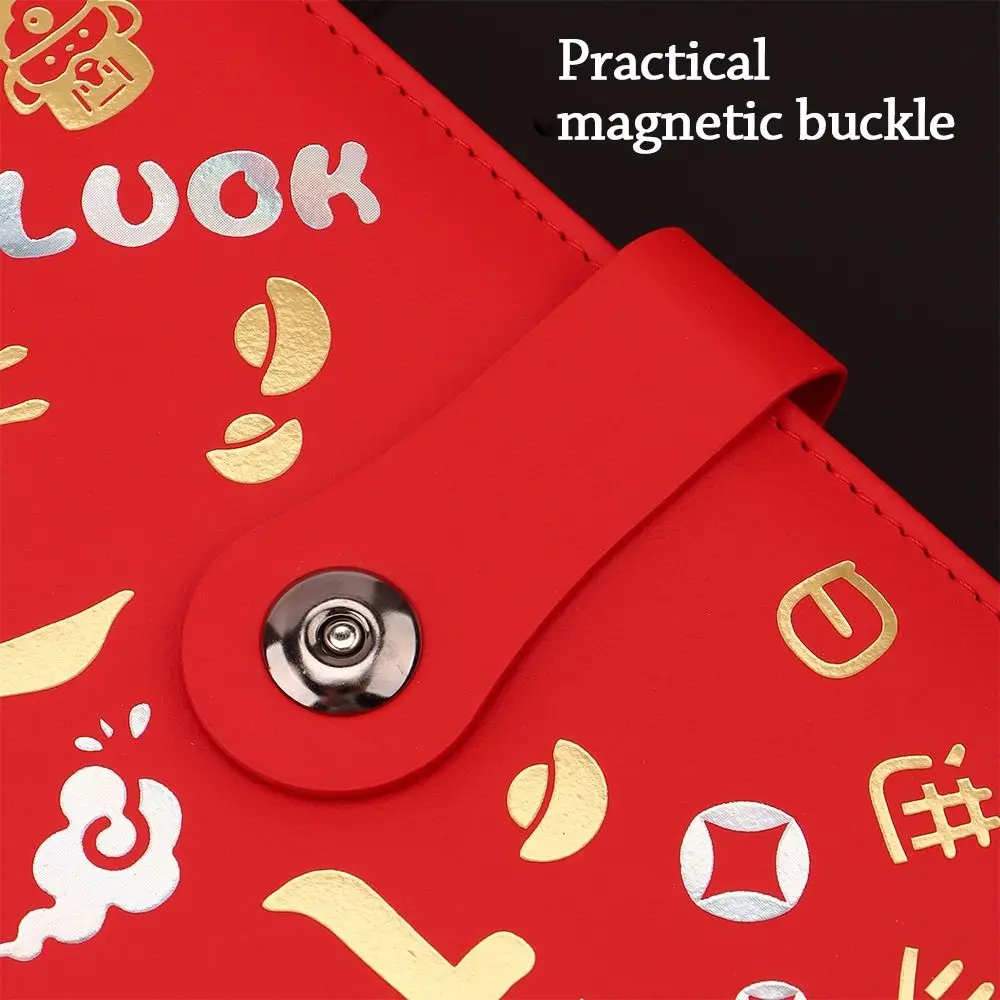 เก็บเงินได้มากมายในคืนเดียว ท้าทายออมเงิน 100 ซอง สมุดเก็บเงิน PU พกพาสะดวก กันน้ำ