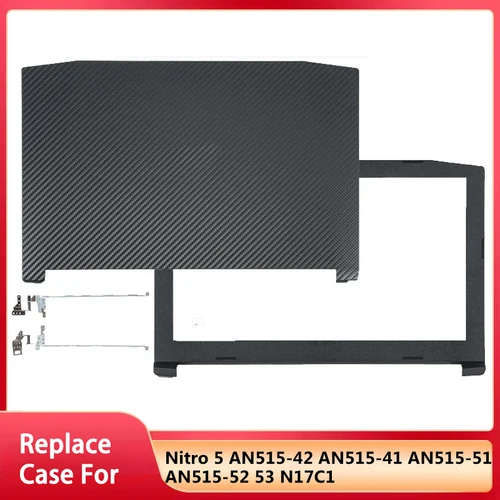 Imagen 1 del producto Nuevas piezas para Nitro 5 AN515-42 AN515-41 AN515-51 AN515-52 53 N17C1 LCD contraportada cubierta frontal de bisel bisagras carcasa AP290000110