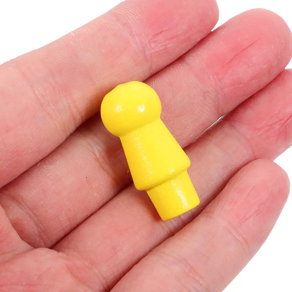 120 pezzi di dama cinesi colorate pezzi di gioco in legno figurine carine giochi da tavolo accessori picchetti da gioco di ricambio