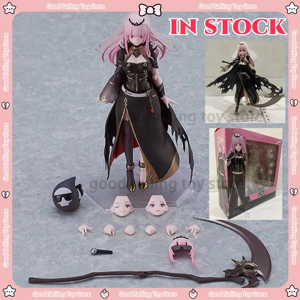 16cm Virtual Idol Mori Calliope Figma#602 Hololive Action Figure PVC Collection Model Toys Desktop Decoration Toys Children Gift