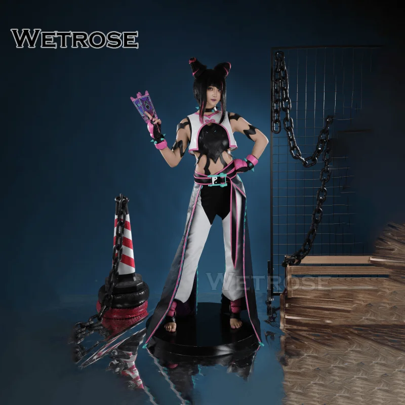 【Wetrose】الطلب المسبق لـ Street Fighter 6 Collaboration Kiriko Han Juri مجموعة كاملة من أزياء الألعاب التنكرية