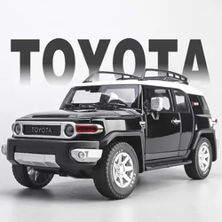 1:24 Toyota FJ Cruiser SUV Alloy Model Car Toy Diecasts Metal Casting Sound and Light Car Toys For Children Vehicle