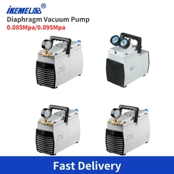 IKEME 30L 60L Oilless Diaphragm Vacuum Pump  Chemical Vacuum Pump Negative Pressure Lab Equipment