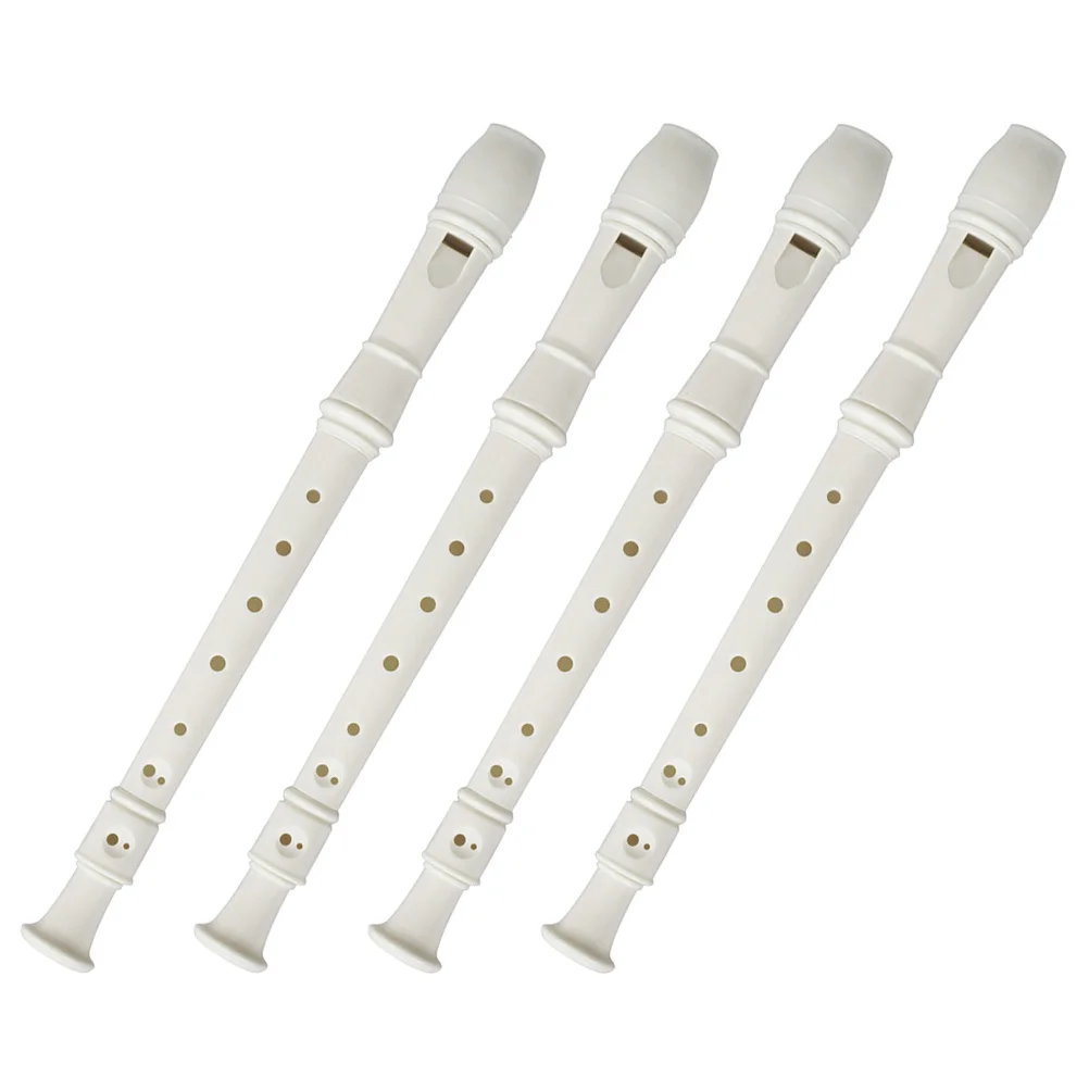 

4Sets Durable Beginner Clarinet 8-Hole Resin Wind Instrument Practice Clarinet for Music School Wind Instrument