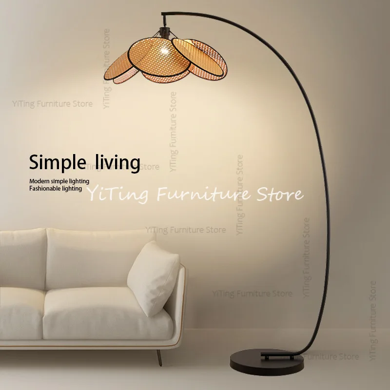 

Wabi-sabi Floor Lamp Antique Japanese Style Retro Designer Living Room Chinese Art Villa Homestay Lamp Indoor Lighting