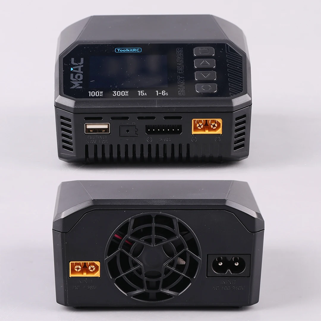 ToolkitRC M6AC 15A 300W Multifunctional LiPo Battery Charger Smart 1-6S Balance for RC Models - High Power RC Accessory view 5