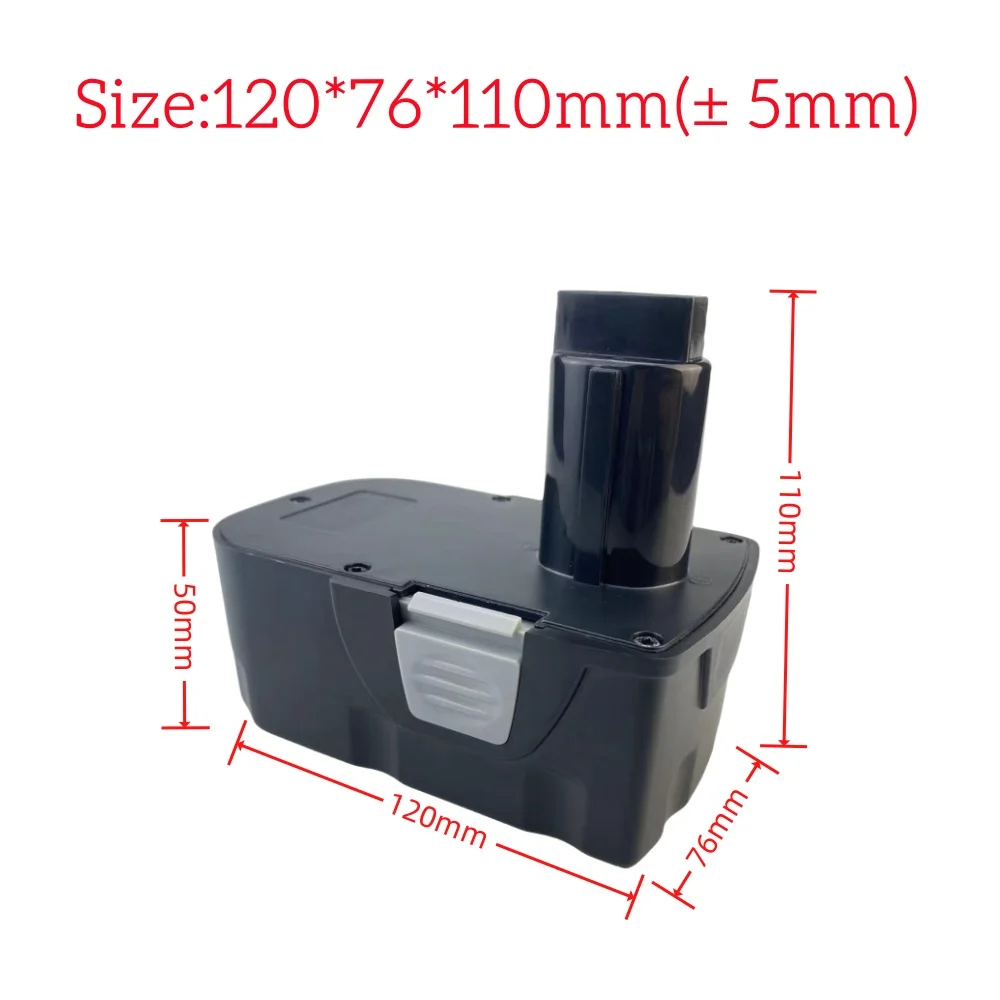 Ni-CD DA-18ER 전동 공구 교체용 충전식 배터리, Interskol 무선 스크루드라이버용, 18V H18, 6800mAh