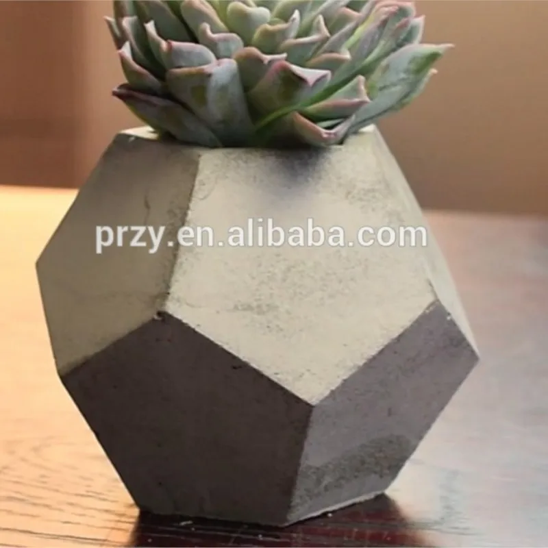 Silicone Concrete Planter Mold Cement Reusable Mould Silicone Vase Molds 3d Vase And Planters Molds For Concrete Moulds S5187B