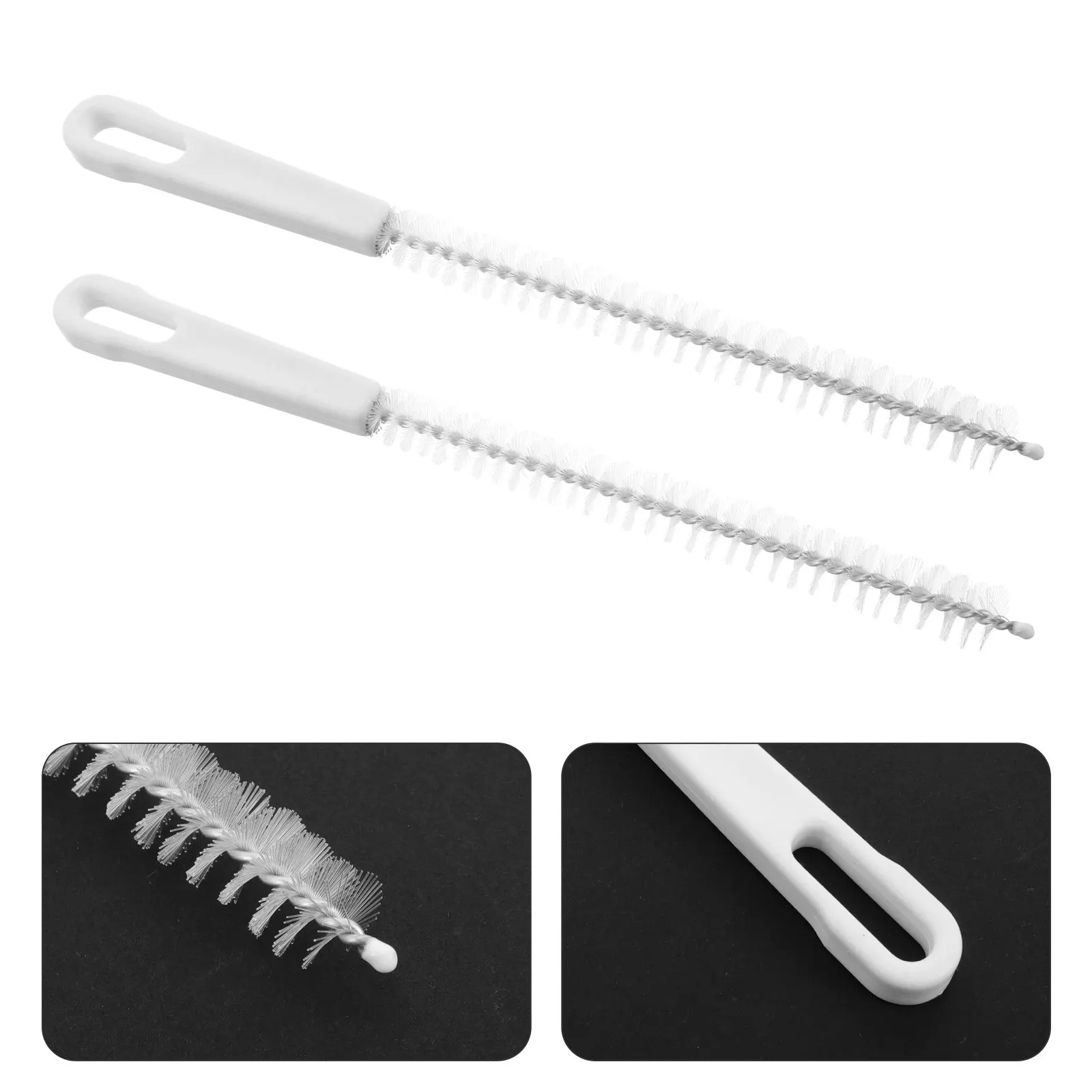 2Pcs Lotus Root Hole Cleaning Brush Set Flexible Straw Cleaner Drain Overflow Cleaning Tool Kitchen Sink Garbage Disposal