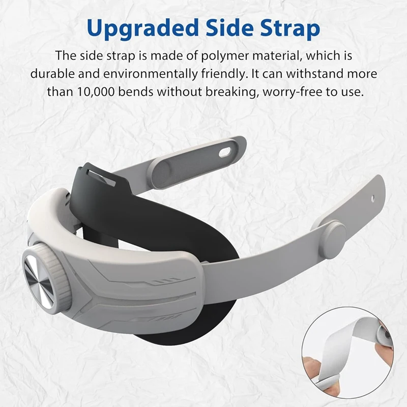 Head Strap Accessories Compatible For Quest 3 DOBEWINGDELOU Replacement Parts Elite Strap For Enhanced Comfort Adjustable