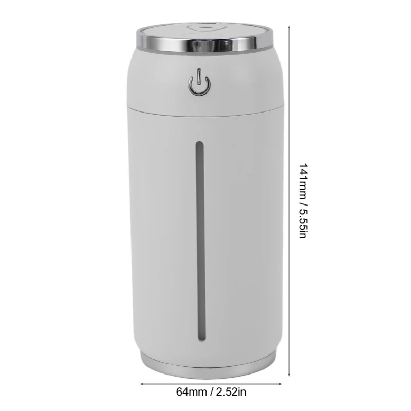 مرطب صغير الحجم محمول USB 7 ألوان خفيف للمكتب وغرفة النوم وهواء السيارة