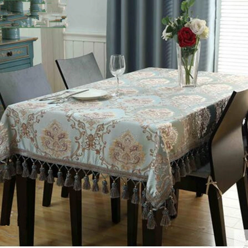 Upscale tablecloth Table cloth rectangular living room table cloth square square round tablecloth home