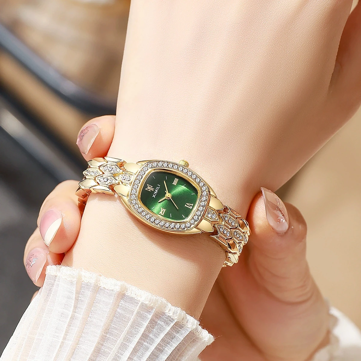 New Fashion Luxury Woman Business Bracelet Watch Women Wristwatch Ladies High Quality Stainless Steel Quartz Watches Reloj Mujer
